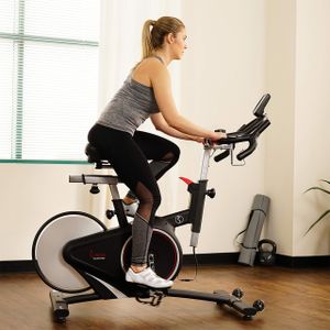 Sunny Health Fitness Magnetic Cycling Bike – Indoor Stationary Exercise