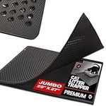 iPrimio Jumbo Cat Kitty Litter Box Trapper Mat 29x27 inches Mat Rug Traps and Catches Litter Through Large Holes, Multi-Layer Bottom Repels Urine, Perfect for Messy Cats