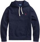 POLO RALPH LAUREN Mens Cabin Fleece Hoodied Sweatshirt, Navy, XXL