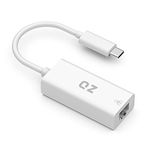 QZ [1Gbps, USB 3.1 Gen 1] USB C to Ethernet Adapter, Type C to LAN RJ45, USB Type C to Ethernet Converter, Supports LAN Speeds up to 1Gbps [USB 3.1 Gen 1] [Thunderbolt-3 Compatible]