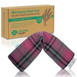 Unscented Microwave wheat bag-UK Made - NON Scented Pink Tartan Cotton Made in Britain