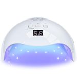 UV Nail Light, LKE Nail Dryer UV Light for Gel Nails with 3 Timers Professional UV LED Nail Lamp for Gel Nail Polish Kit Nail Art Tools Accessories in Home Use