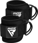 RDX Ankle Straps for Cable Machines Resistance Bands Attachment, 7mm Neoprene Padded 10”x4”, Gym Wrist Cuff Women Men Home Fitness, Weight Lifting D-Ring Booty Leg Workout Curls Kickbacks Hip Abductor