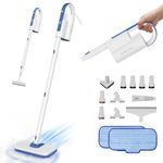 M Mistsince Steam Mops for Floor Cleaning 266℉ High Temperature-Handheld Steam Cleaner with Storage Bag for Furniture Couch, Hardwood Laminate Tile Floor Steamer with 2 Reusable Pads, NV602