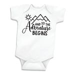 Bump and Beyond Designs Baby Announcement Gift for Dad Grandpa or Grandma (White 0-3 Months)