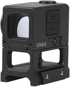 DALBINOWL Enclosed Green Dot Sight for ACRO Footprint- Motion Awake - 3 MOA Closed Emitter Reflex Sight - with Adapter Plates for RMR Footprint & Glock MOS & Picatinny Rails (Green Dot)