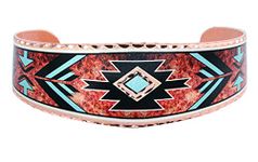 SW Native American Bracelets Cuff with Arrowhead Design/Copper Cuff Tribal Bracelets for Men, Women Native American Jewellery- Native American Indian Jewellery