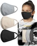 KARIZMA Stretch Sculpt Childrens in Neutrals Face Masks Fabric Face Mask 3 Kids Masks