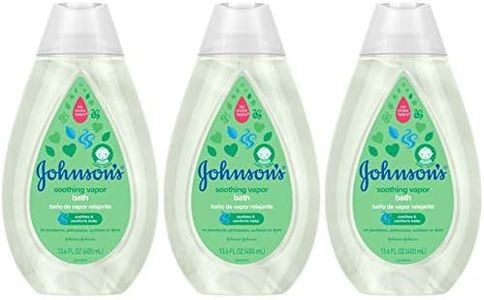 Johnson's Baby Soothing Vapor Bath to Relax Babies, 13.6 Fl Oz, Pack of 3