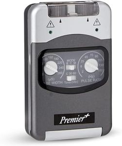 Performance Health 200 Premier Plus Dual Channel TENS Machine – Portable EMS Pain Relief Device with Flip Down Cover – Electrodes Included – Battery Operated