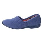 GBS Audrey Ladies Slipper / Womens Slippers (6 UK) (Blueberry)