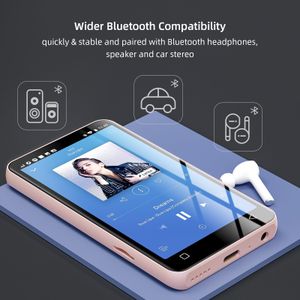 80GB MP3 Player with Bluetooth and WiFi – Pink