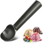 Ice Cream Scoop,Black Aluminum Ice 