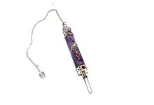 Jet International Amethyst Chakra Wand Pendulum Genuine Healing Reiki Chakra Free Booklet Jet International Crystal Therapy.