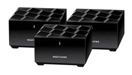 Netgear Nighthawk Whole Home Mesh WiFi 6 System, 3-Pack (MK63-100NAS)