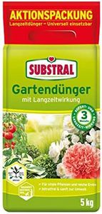 Substral Gartendünger mit Langzeitwirkung, 5kg, für Obst, Gemüse, Blumen, Sträucher, Koniferen und Hecken