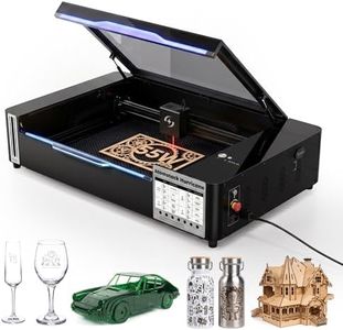 AtomStack Hurricane CO₂ Laser Engraver Machine 55W (55,000mW) - Large 19.6” x 11.8” Workspace - Cutting and Engraving Wood, Leather, Clear Acrylic & Glass - Autofocus, AI Batch Mode, 5MP Camera