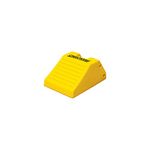 Checkers Industrial Safety Products MC3012 Light Weight Wheel Chock, 21.9" x 14.9" x 10.6", Yellow