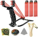 JTXCDFHMJ Slingshot,Wrist Sling Rocket Professional Hunting Sling Shot with Solid Wooden Slingshot,Outdoor, Hunting-for Kids/Children/Adult