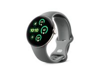 Google Pixel Watch 3 (41 mm) - Android smartwatch with Heart Rate Tracking, Advanced Running from Fitbit, Fitness Insights, 24-Hour Battery - Champagne Gold Aluminium case - Hazel Band - LTE