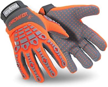 HexArmor Chrome SLT 4070 Safety Work Gloves with Impact Protection and 360 Cut Resistance, Medium