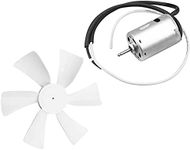 RVMATE 6 inch Replacement White RV Vent Fan Blade for RV with 12V D-Shaft RV Vent Motor