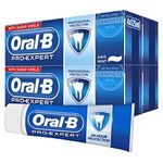 Oral-B Pro-Expert Toothpaste, Professional Protection, 500 ml (125 ml x 4), Maximum Teeth Protection & Strengthen, Shipped In Eco-Friendly Recycled Carton, Clean Mint