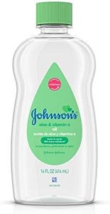 Johnson's Baby Oil, Mineral Oil Enriched with Aloe Vera and Vitamin E, 14 fl. oz