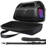 co2CREA Storage Carry Travel Hard Case for Soundcore Anker Boom 2 Plus Outdoor Speaker, (Case Only,Excluding Speaker)