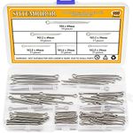 Sutemribor 100PCS Cotter Pin Clip Key Fastener Fitting Assortment Kit - 304 Stainless Steel