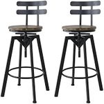 Levede 1x Bar Stool Industrial Adju