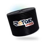 Rotak Critter Guard PRO | 8in x 100ft Solar Panel Bird Prevention Roll Kit with 100 Fastener Clips | Heavy Duty Galvanized Black PVC Coated ½ inch Wire Roll Mesh (8" PRO + 100 Clips)