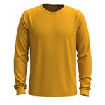 Smartwool Men's Active Ultralite Merino Wool Long Sleeve (Athletic Fit), Honey Gold, Medium