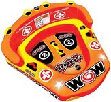 Wow Sports Bingo Cockpit Towable Tube - 1-2 Person - 340 lb Capacity - for Boating - Youth & Adults