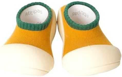 Attipas 3.5 Baby Sock Shoes for Baby Boy & Girl, Soft, Non-Slip Toddler Sock Shoes, Breathable Infant Walking Shoes, First Steps Baby Shoes, Fun Animal-Themed Designs, Easy to Put On, Multicolor, 3.5