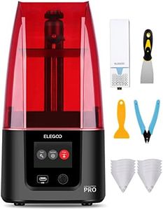 ELEGOO Mars 3 Pro 3D Printer, 4K Mono 6.6 Inch LCD MSLA UV Resin Printer with Air Purifier and Screen Protector, Speedy Printing and High Precision, 143×89×175mm Larger Build Volume