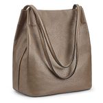 Kattee Genuine Leather Shoulder Tote Bag Soft Handbag Purse