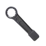 Eastman Slogging Spanners Wrench Ring End & Open End 90mm, Chrome Vanadium Steel Auto-Black Finish Wrench for Removing Very Tight Nuts and Bolts - E-2082