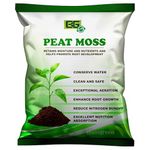 EG ELAMGREEN Peat Moss Organic and Natural, for Potting Mix, Seed Germination and Improving Native Soil, Organic Gardening 10kg