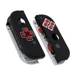 eXtremeRate Classics NES Style Joycon Handheld Controller Housing with Full Buttons, DIY Replacement Shell Case for Nintendo Switch & Switch OLED Joy-Con – Console Shell NOT Included