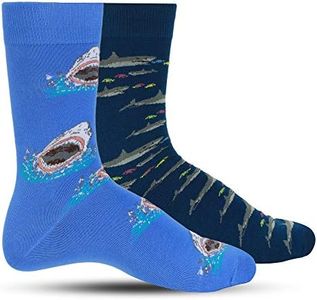 Luther Pike Seattle Funny Socks For men: Funky mens dress socks, crazy socks, fun socks