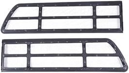 ABS Air Intake Grille, Air Vent Intake, Air Flow Vent Protect Inlet Cover Exterior Accessories(with Aluminum Alloy Mesh) (for Tesla Model Y 2021-2022)