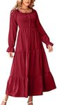 Beyove Maxi Dress for Women Long Sl