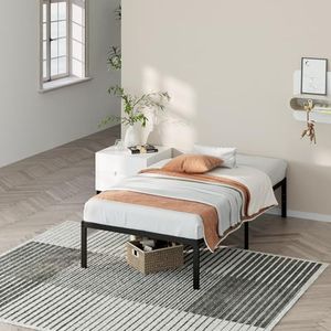 ZINUS Yelena 14 Inch Metal Platform Bed Frame / Steel Slat Support / No Box Spring Needed / Easy Assembly, Twin