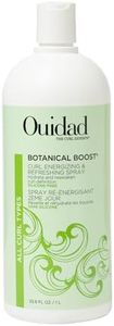 Ouidad Botanical Boost Curl Energizing & Refreshing Hair Spray, 33.8 fl oz, Lasting Definition, No-Residue Refresher Spray for Curly Hair, Adds Weightless Moisture, All Curl Types