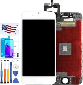 for iPhone 6S Screen Replacement (Model: A1633 A1688 A1691 A1700) Screen Replacement for iPhone 6S 4.7inch LCD Touch Digitizer Display Glass Full Assembly Parts Kit with Repair Tools (White)