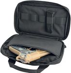 LUMERAM Heavy Duty Soft Pistol Case for Handguns with Ultra Soft Interior and Foam Protective Padding — Perfect Handgun Case for Pistols with Lockable Zippers or Pistol Case Soft for Shooting Range