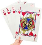 gagift world Jumbo Playing Cards, 8 x 11 Inches Giant Playing Cards for Family Game Night, Extra Large Deck of Cards Casino Party Dfor Adults and Kidsecorations