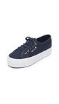 Superga Unisex Low-Top Sneakers, Navy, 7.5