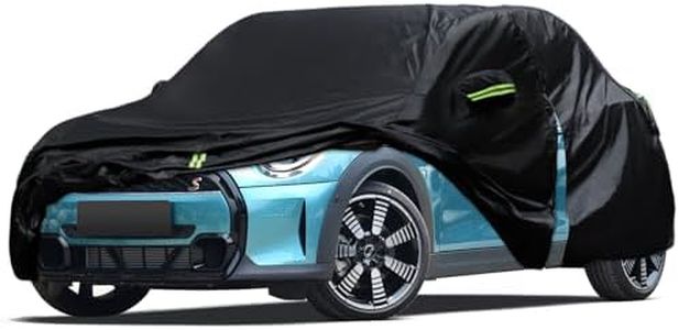 Car Cover Custom Fit for 2014-2024 Mini Cooper/Cooper S 2-Door, Waterproof All Weather Full Exterior Cover Rain Sun Hail Protector with Door Zipper